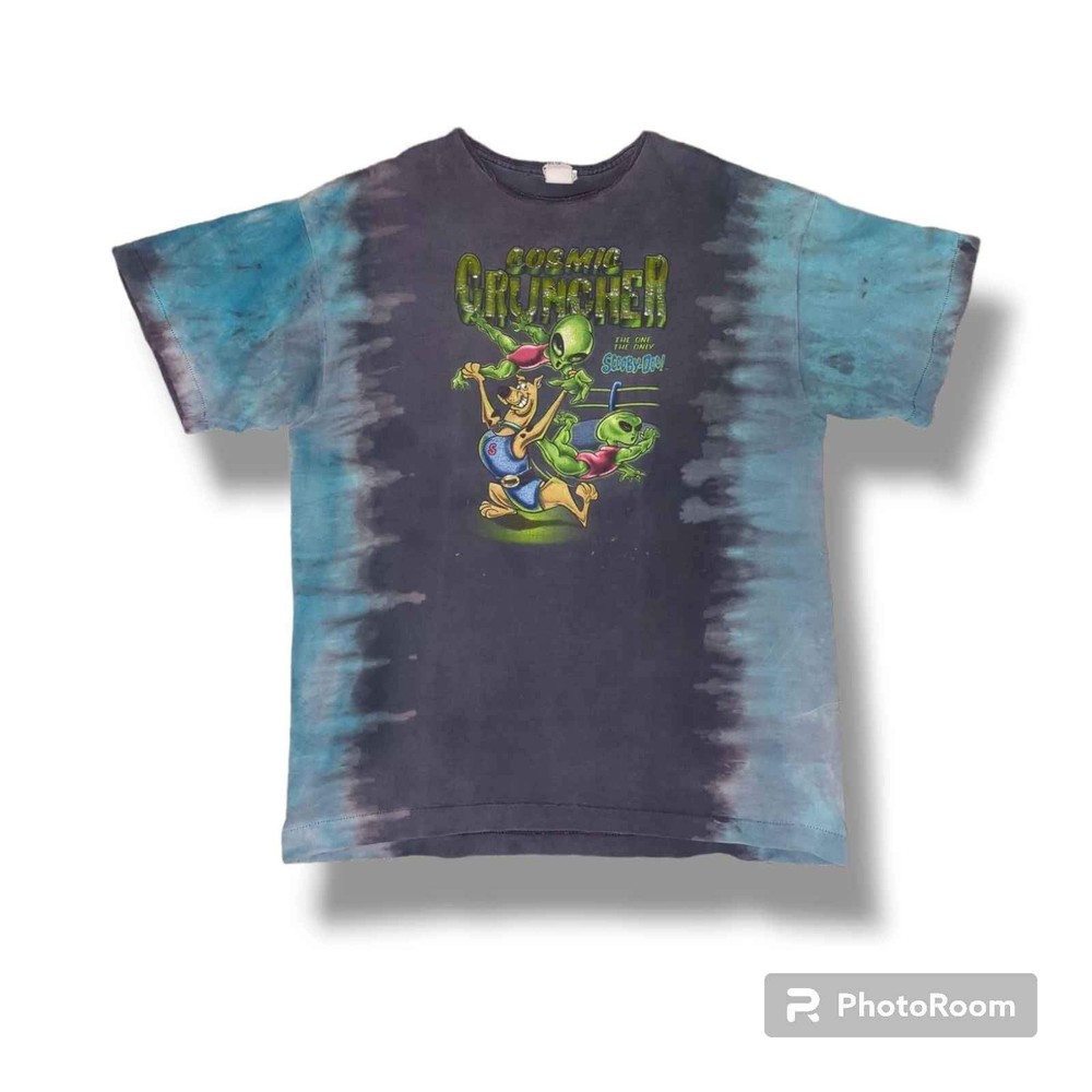 Vintage 90s Scooby Doo T-shirt "Cosmic Cruncher" Single Stitch - Size XL